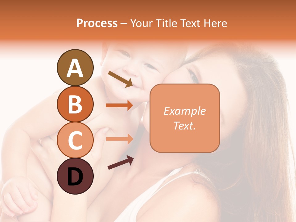 Toothy Mother Touch PowerPoint Template