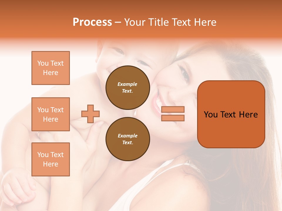 Toothy Mother Touch PowerPoint Template