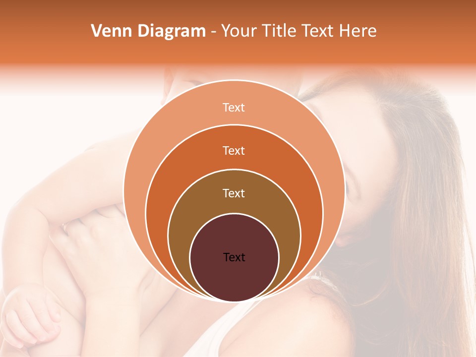 Toothy Mother Touch PowerPoint Template