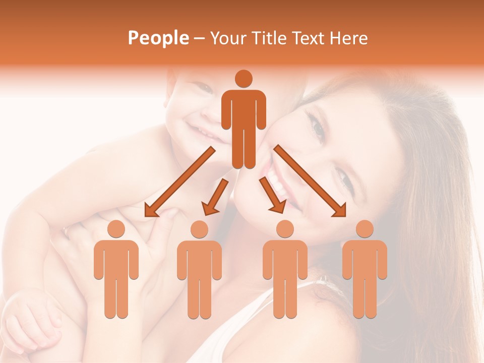 Toothy Mother Touch PowerPoint Template