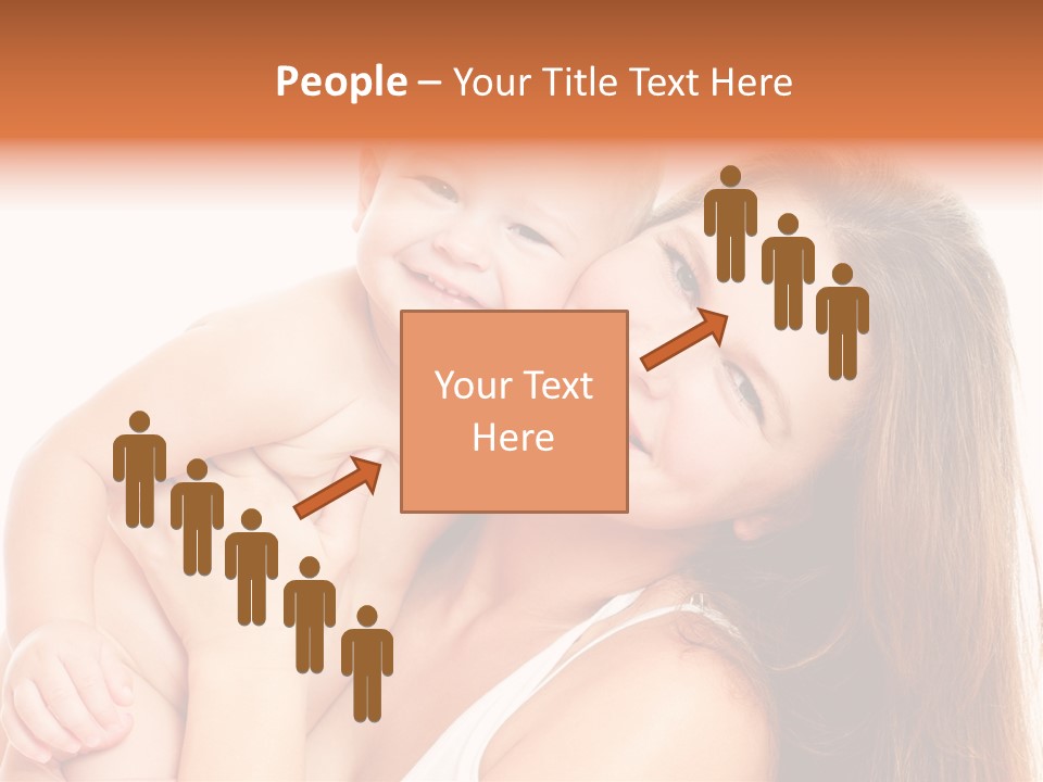 Toothy Mother Touch PowerPoint Template