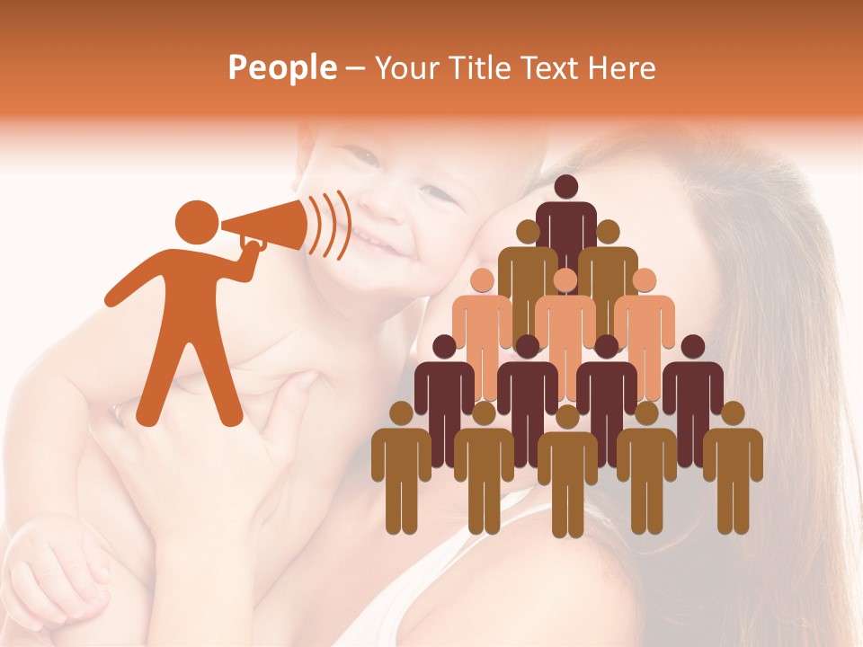 Toothy Mother Touch PowerPoint Template