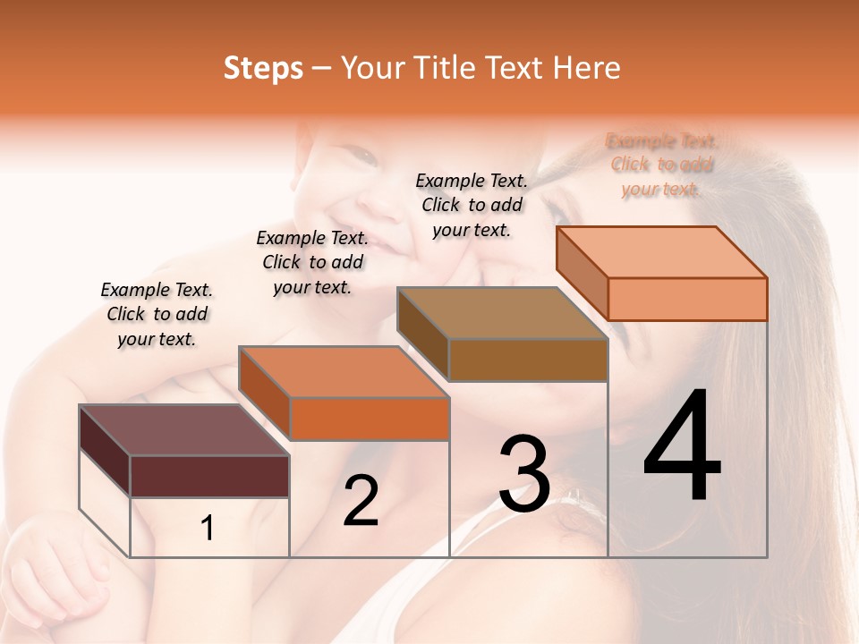 Toothy Mother Touch PowerPoint Template