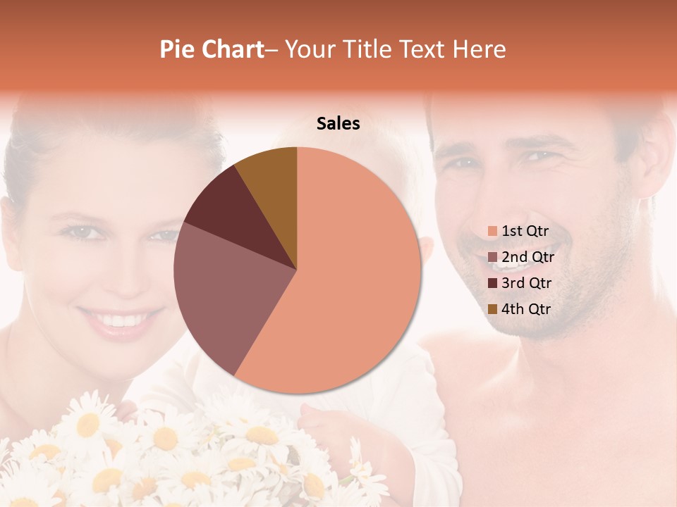 Young Three Love PowerPoint Template