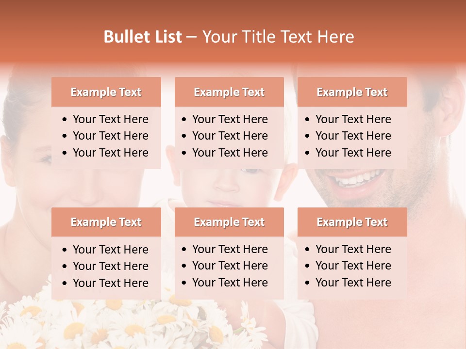 Young Three Love PowerPoint Template