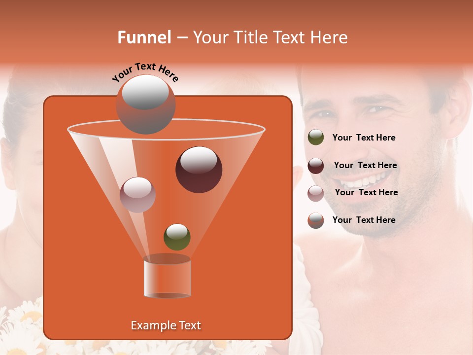 Young Three Love PowerPoint Template