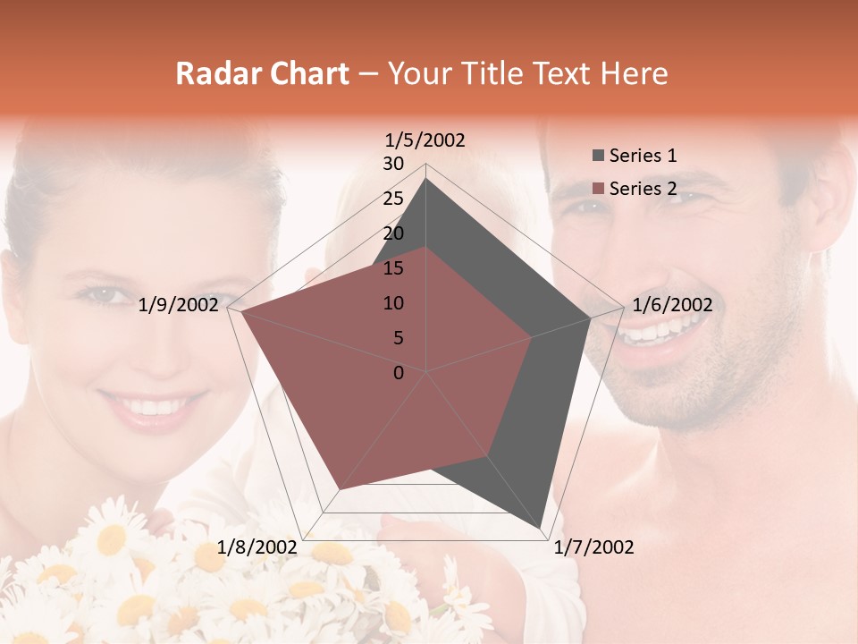 Young Three Love PowerPoint Template