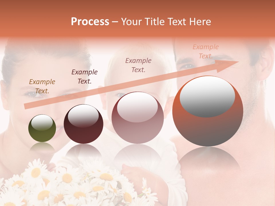 Young Three Love PowerPoint Template