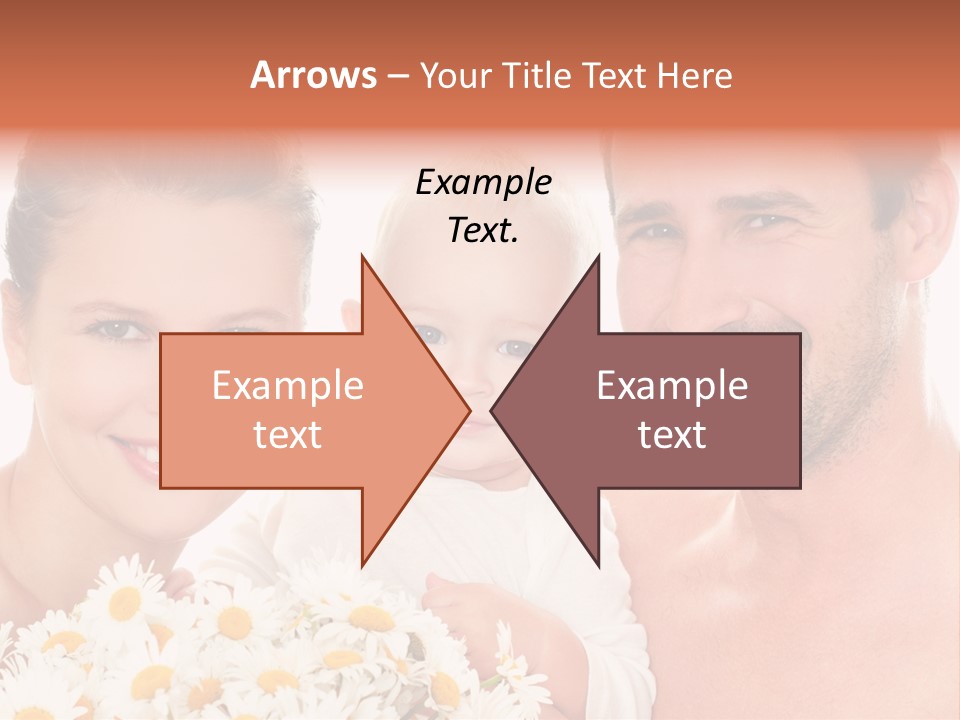 Young Three Love PowerPoint Template