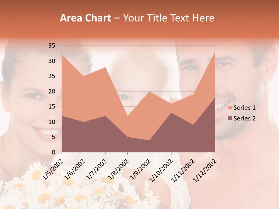 Young Three Love PowerPoint Template