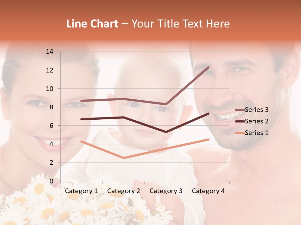 Young Three Love PowerPoint Template