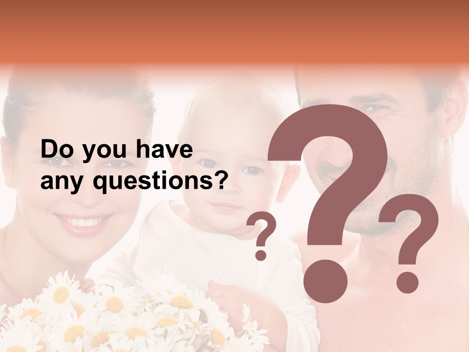 Young Three Love PowerPoint Template