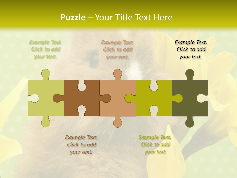 Blumen Portrait Fest PowerPoint Template