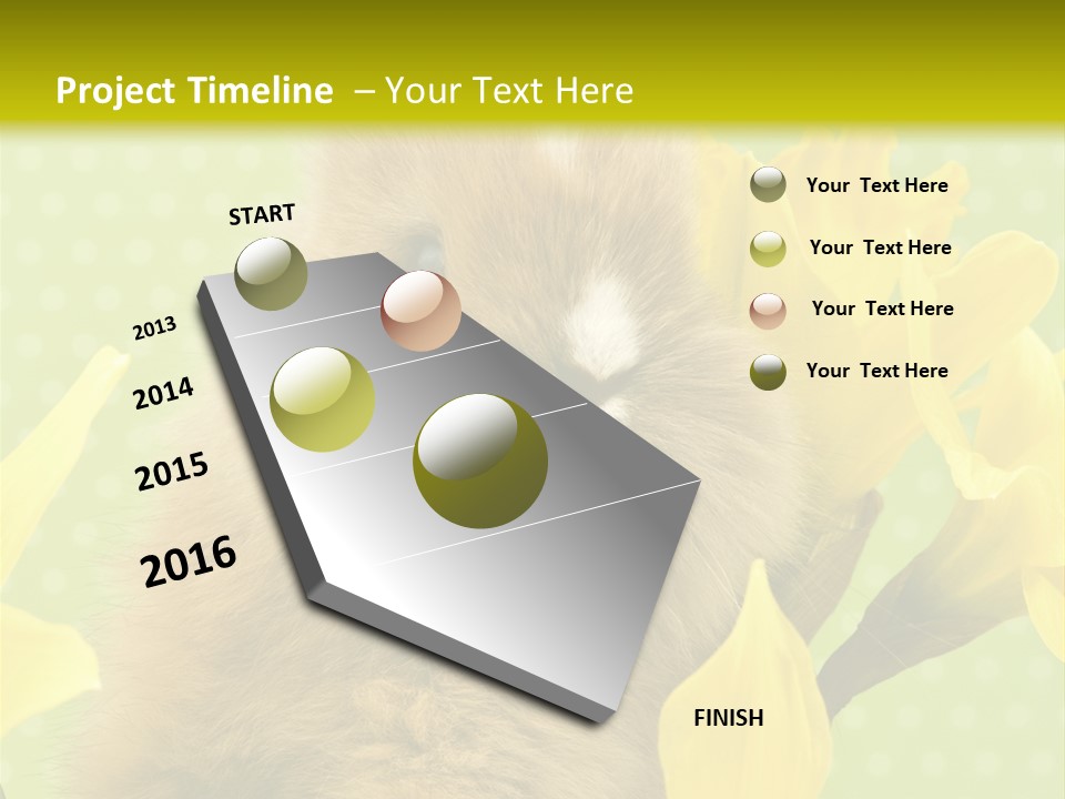 Blumen Portrait Fest PowerPoint Template