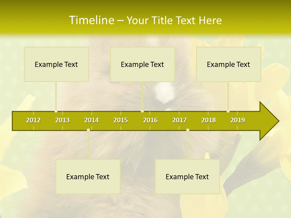 Blumen Portrait Fest PowerPoint Template