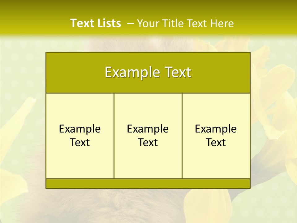 Blumen Portrait Fest PowerPoint Template