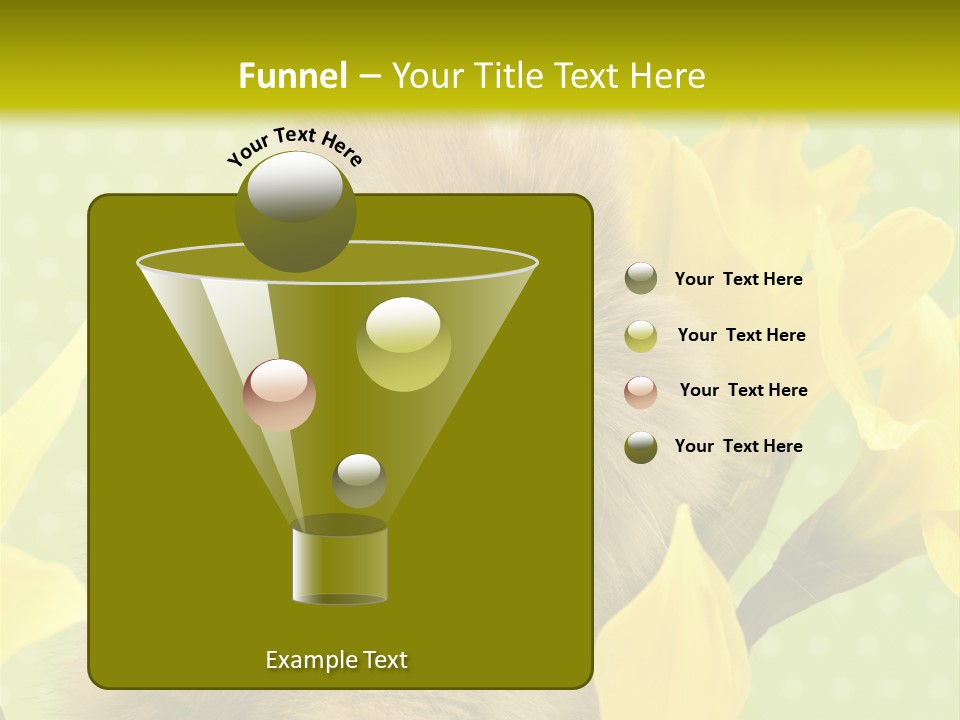 Blumen Portrait Fest PowerPoint Template