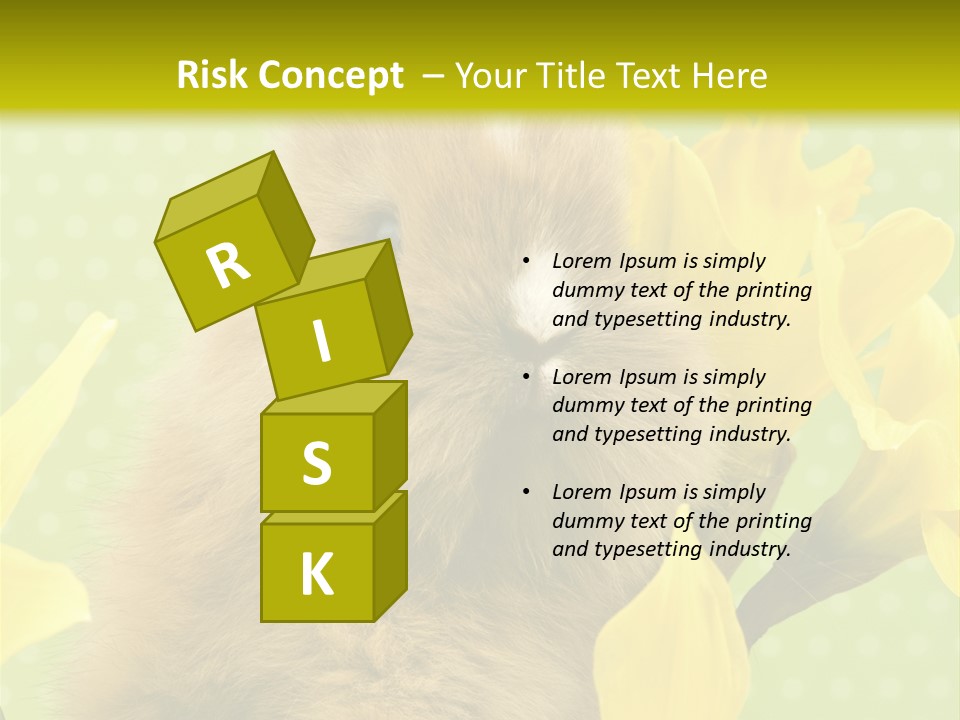 Blumen Portrait Fest PowerPoint Template