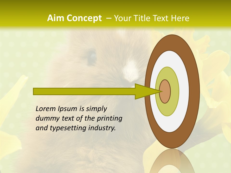 Blumen Portrait Fest PowerPoint Template