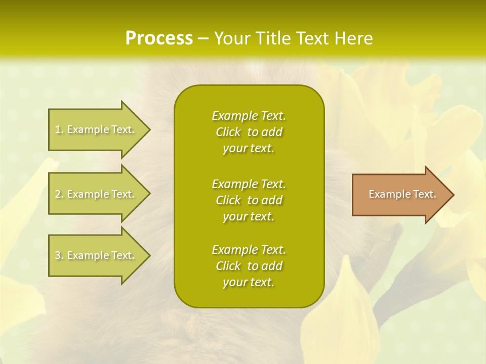 Blumen Portrait Fest PowerPoint Template