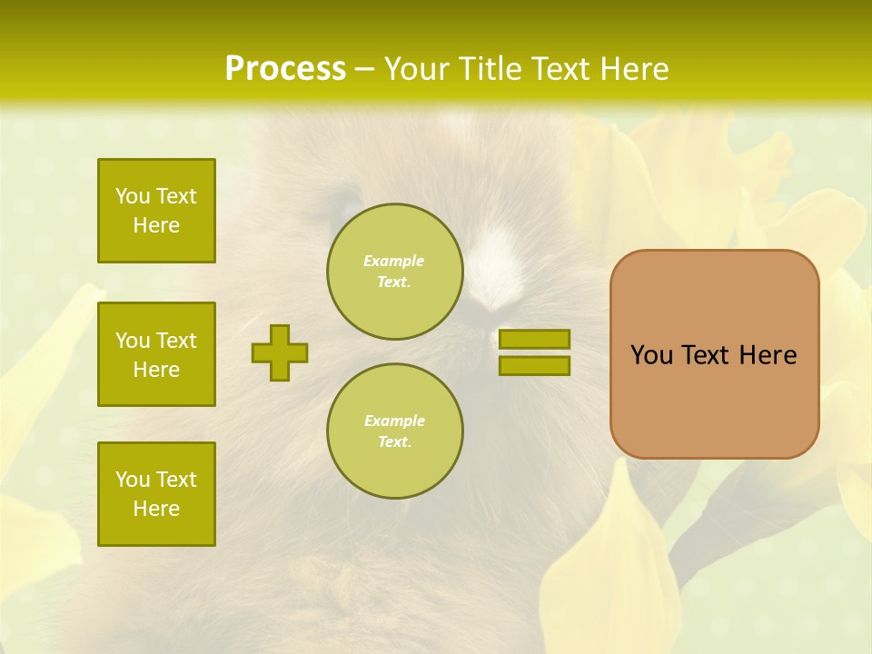 Blumen Portrait Fest PowerPoint Template