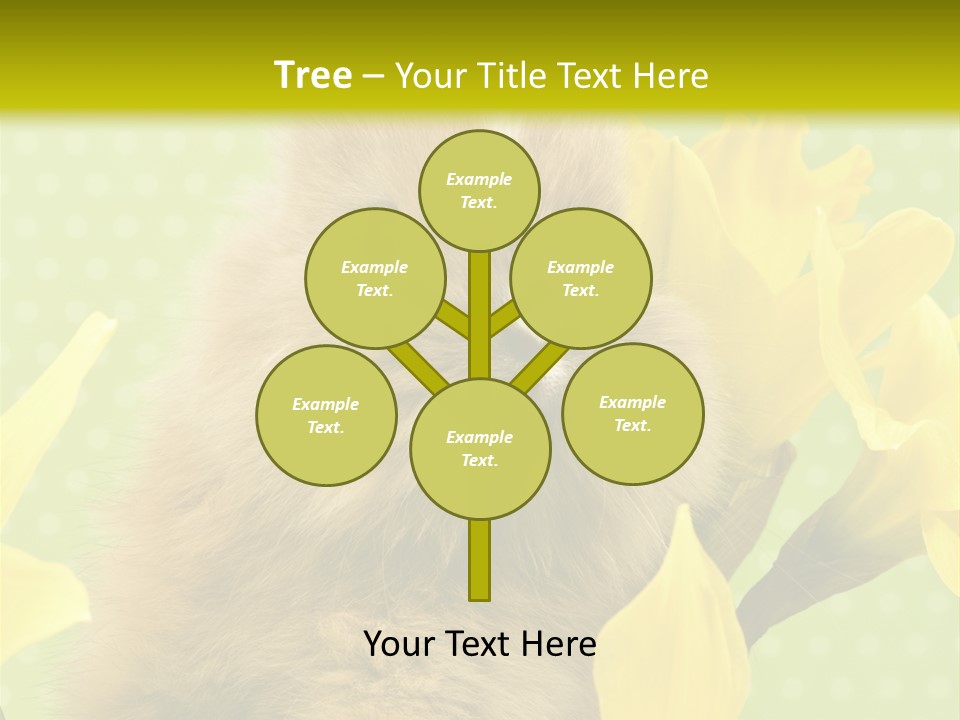 Blumen Portrait Fest PowerPoint Template