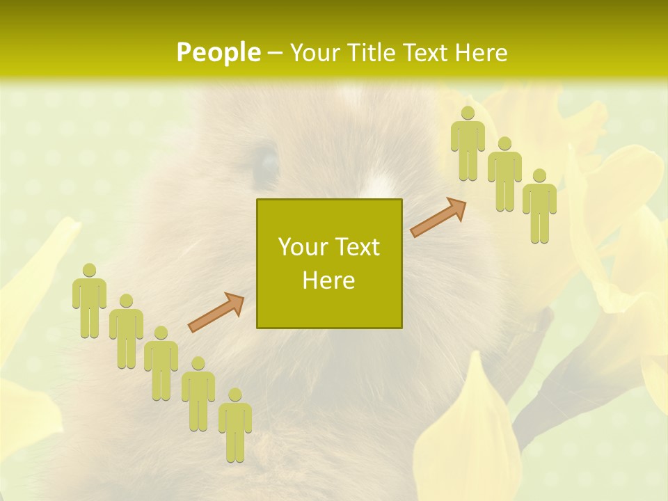 Blumen Portrait Fest PowerPoint Template