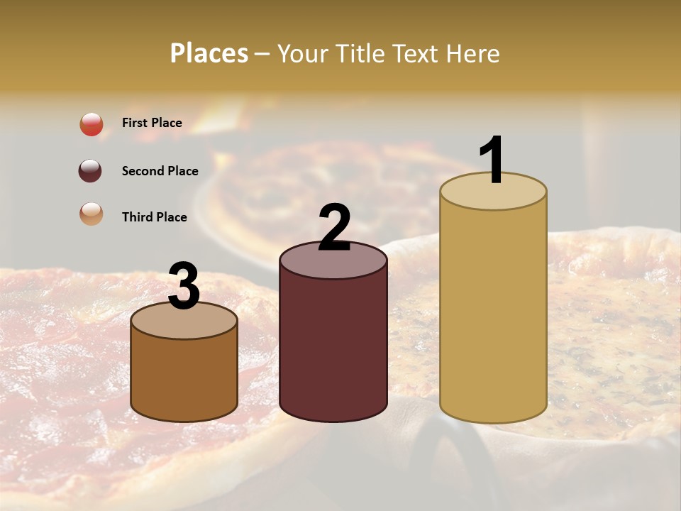 Queijo Jantar Pizza PowerPoint Template