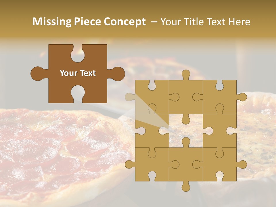 Queijo Jantar Pizza PowerPoint Template