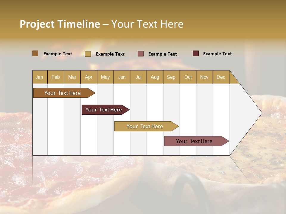Queijo Jantar Pizza PowerPoint Template