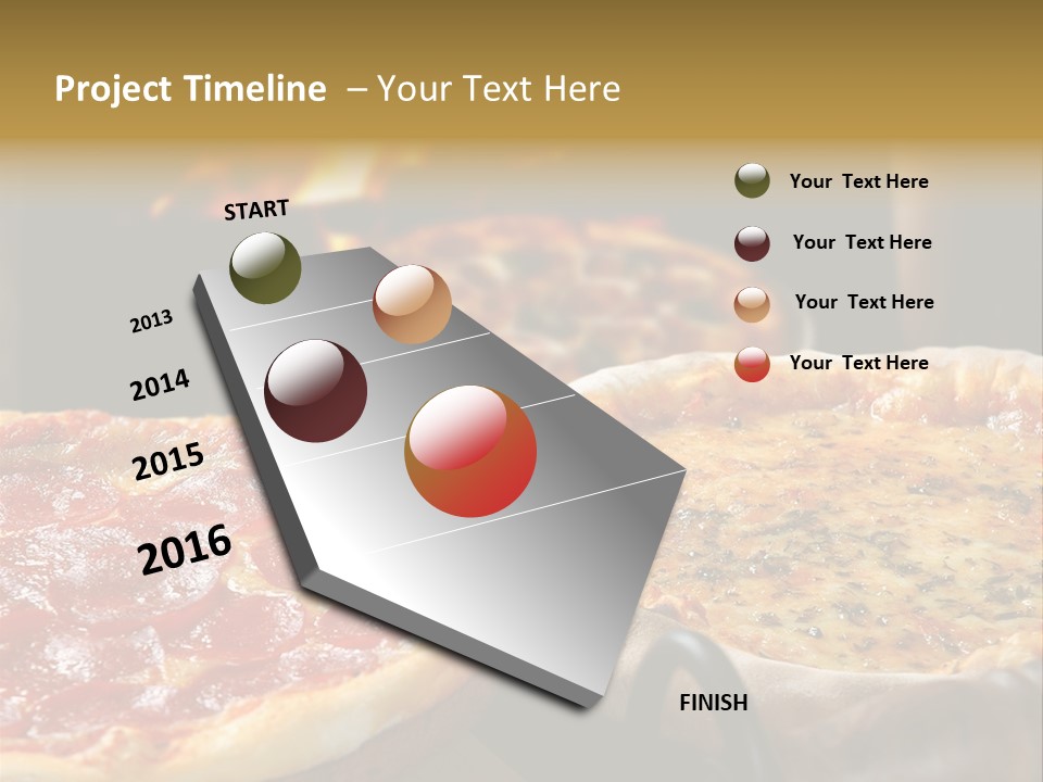 Queijo Jantar Pizza PowerPoint Template