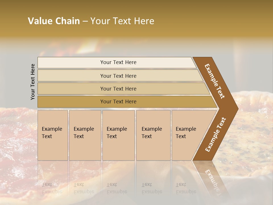 Queijo Jantar Pizza PowerPoint Template