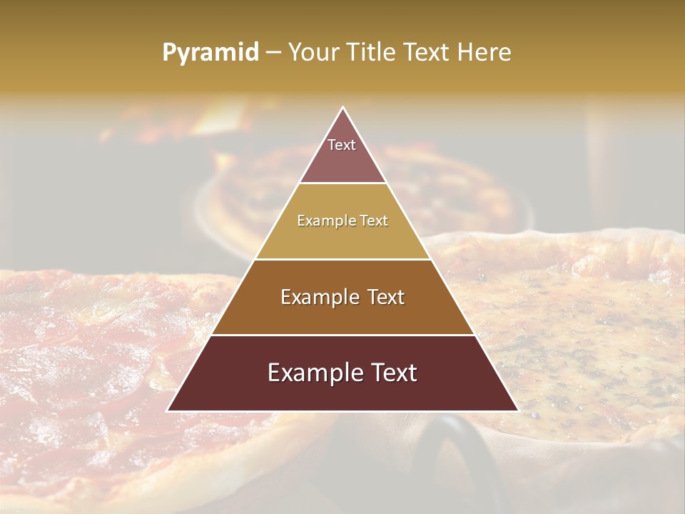 Queijo Jantar Pizza PowerPoint Template