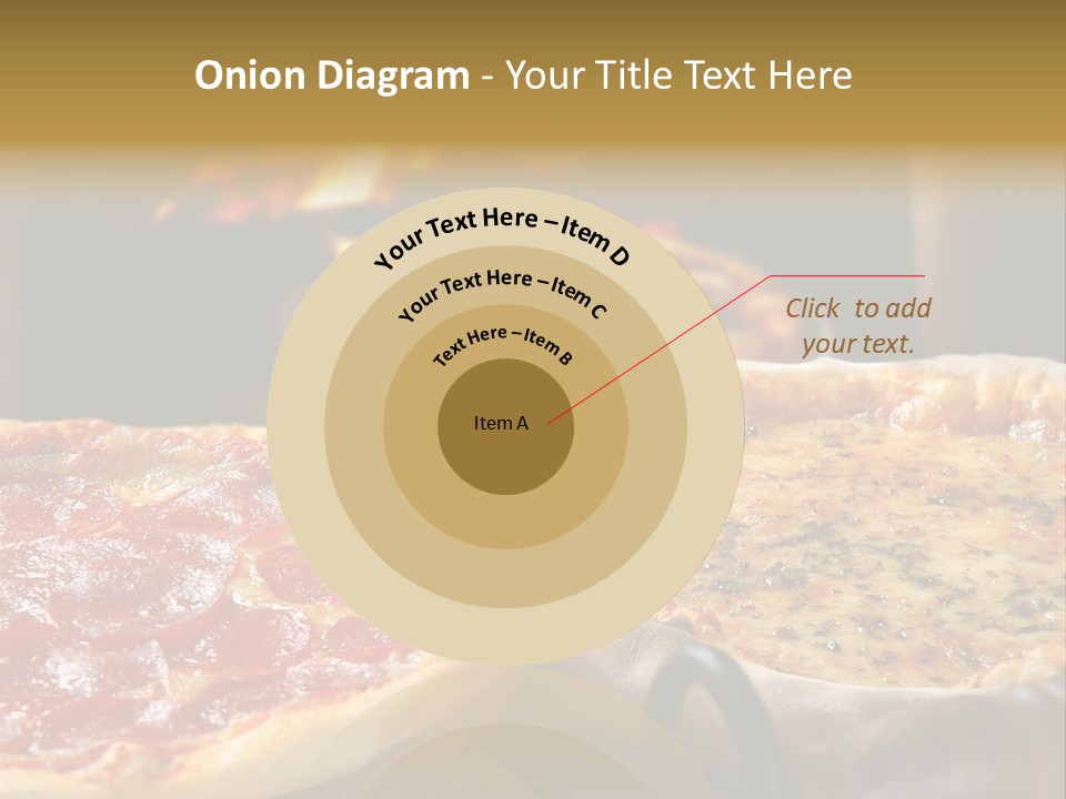 Queijo Jantar Pizza PowerPoint Template