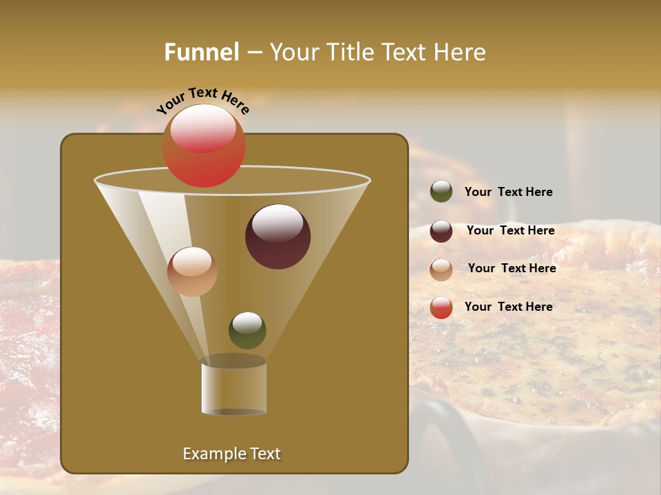 Queijo Jantar Pizza PowerPoint Template