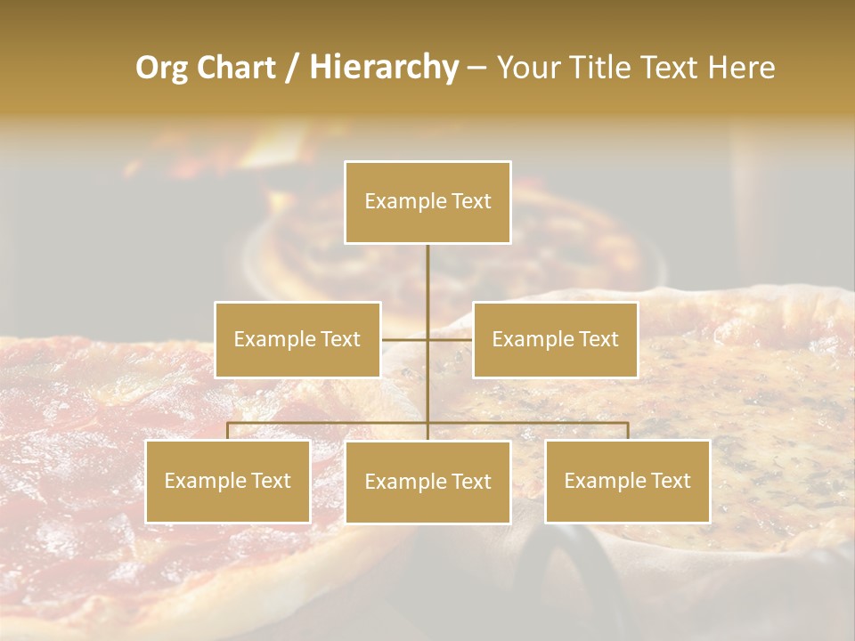 Queijo Jantar Pizza PowerPoint Template