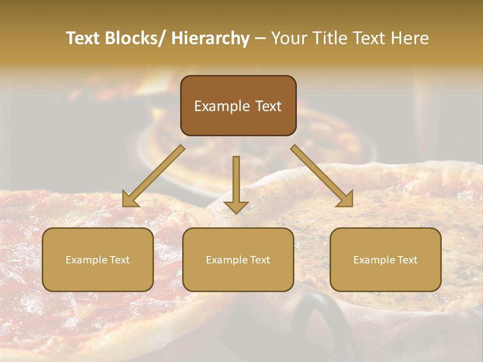 Queijo Jantar Pizza PowerPoint Template