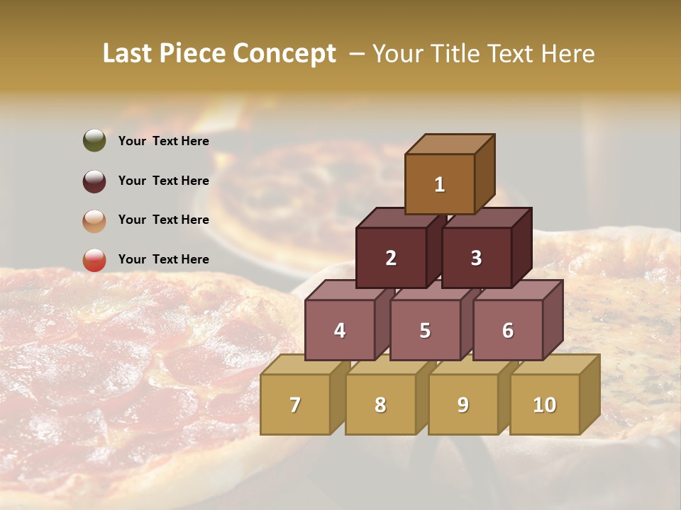 Queijo Jantar Pizza PowerPoint Template
