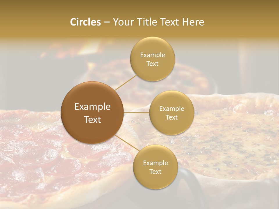 Queijo Jantar Pizza PowerPoint Template