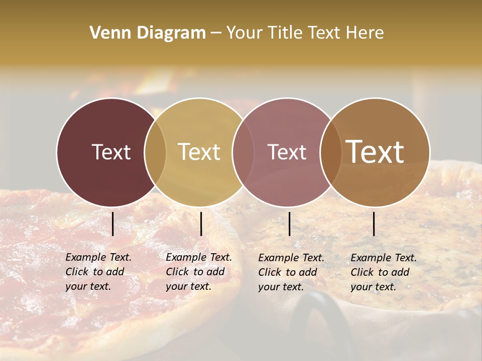Queijo Jantar Pizza PowerPoint Template