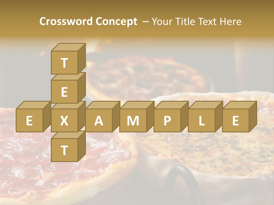 Queijo Jantar Pizza PowerPoint Template