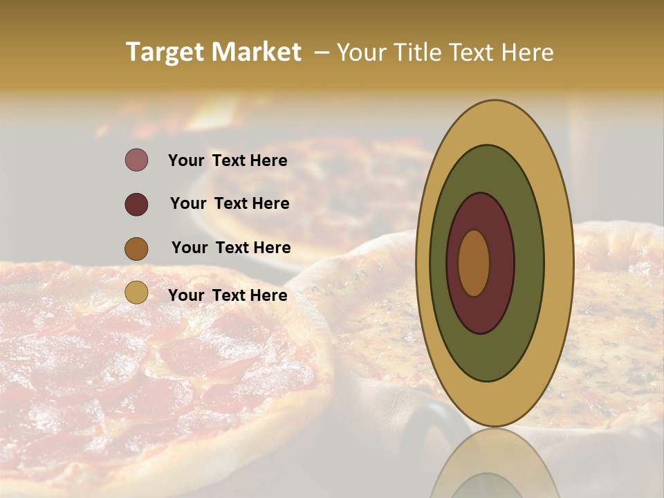 Queijo Jantar Pizza PowerPoint Template