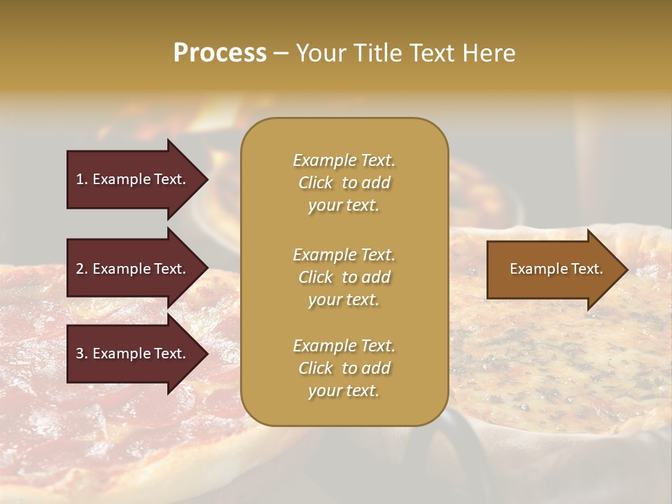 Queijo Jantar Pizza PowerPoint Template