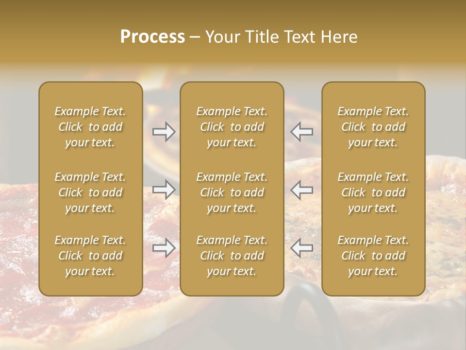 Queijo Jantar Pizza PowerPoint Template