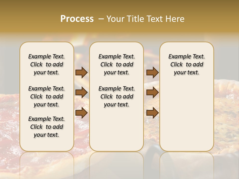 Queijo Jantar Pizza PowerPoint Template