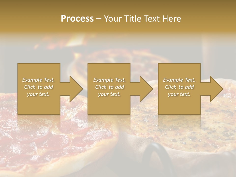 Queijo Jantar Pizza PowerPoint Template