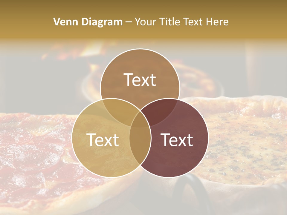 Queijo Jantar Pizza PowerPoint Template