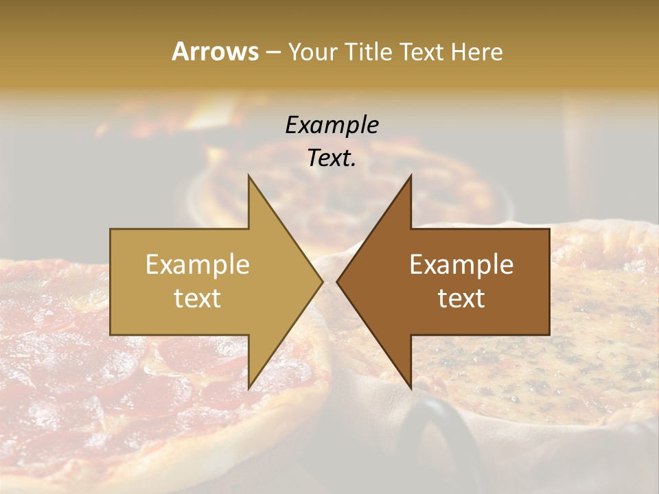 Queijo Jantar Pizza PowerPoint Template