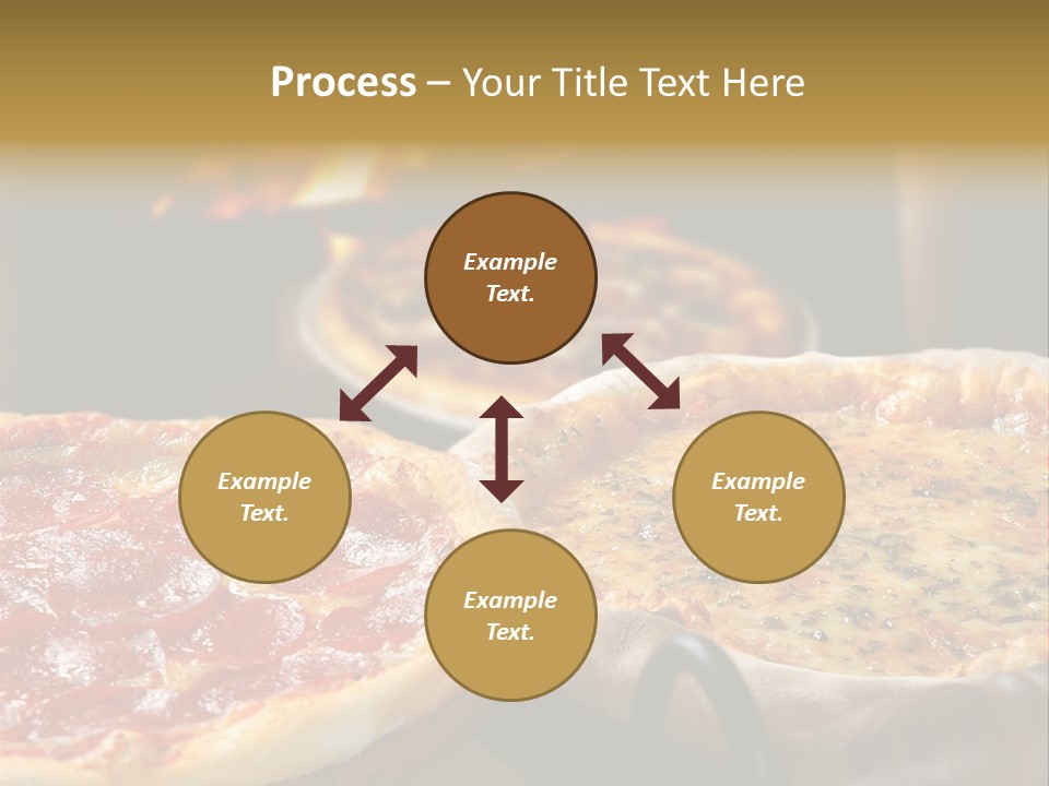 Queijo Jantar Pizza PowerPoint Template