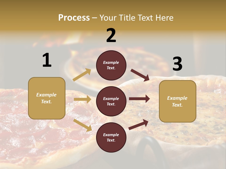 Queijo Jantar Pizza PowerPoint Template